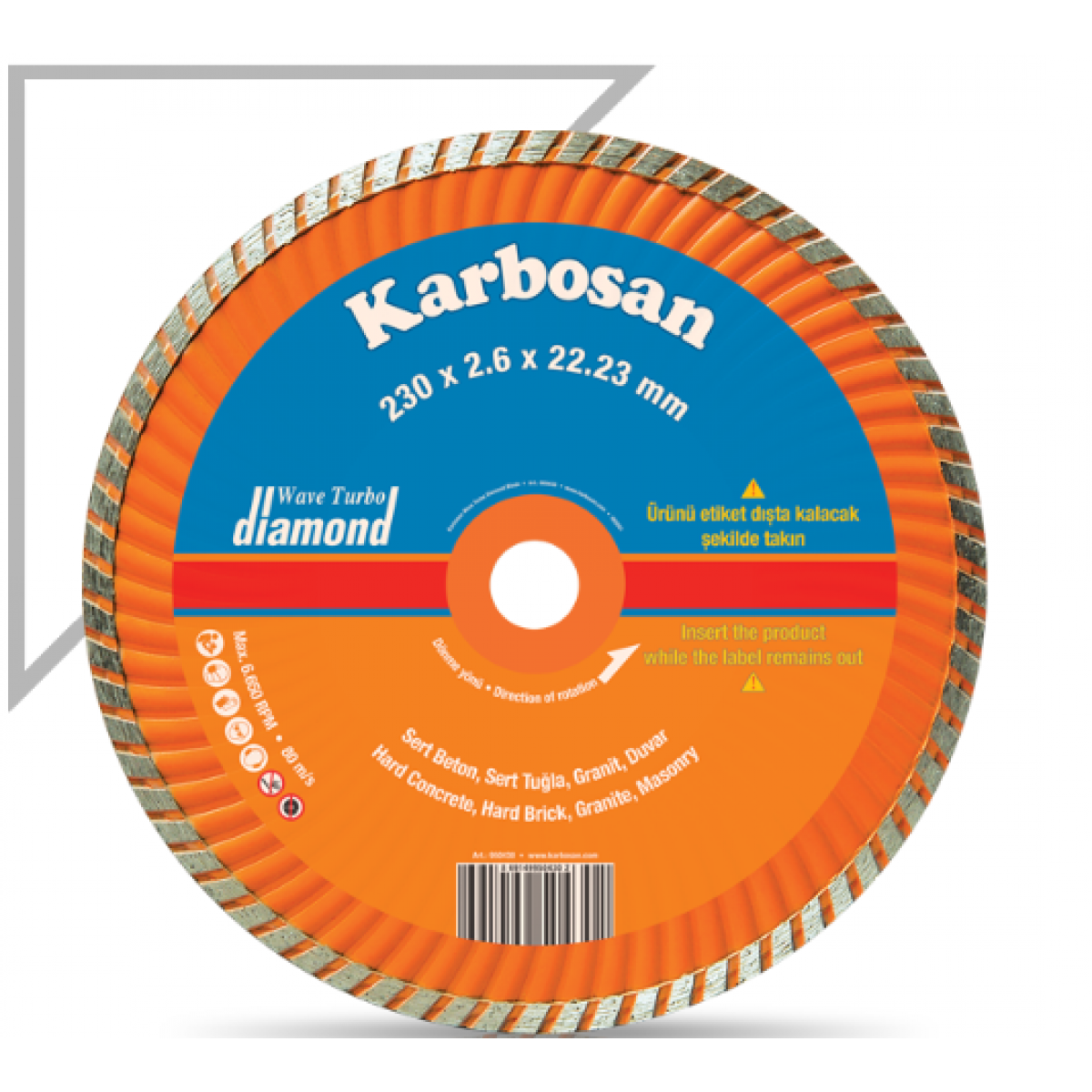 Turbo Kanallı Elmas Kesici Diskler