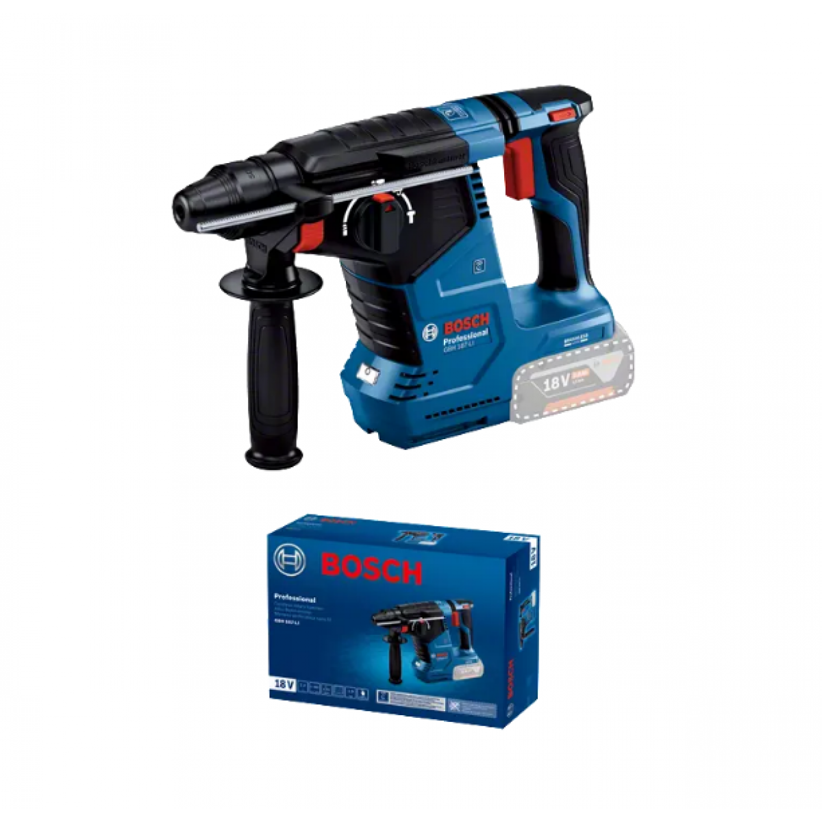 GBH 187-LI PROFESSİONAL AKÜLÜ SDS PLUS KIRICI-DELİCİ